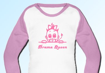Baby Baseball Shirt with Motif
