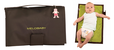 MELOBABY all-in-one - Melochoc (brown & lime green)