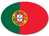 Colored Baby Sticker with Flag - Portugal
