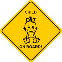 1a Road Sign XXL Sticker - Motif RS24