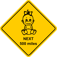 1a Road Sign XXL Sticker - Motif RS28