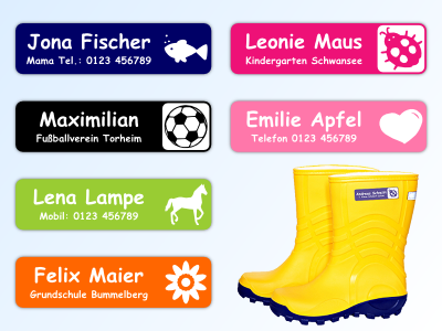 Stick-On Name Labels