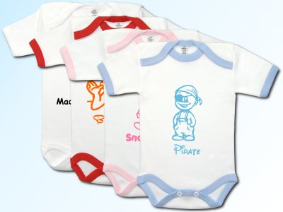 Baby Bodysuit short with Motif