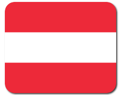 Mousepad with Flag - Austria