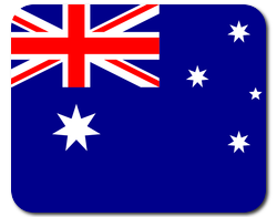 Mousepad with Flag - Australia