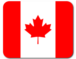 Mousepad with Flag - Canada