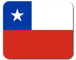 Mauspad mit Flagge - Chile