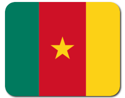 Mauspad mit Flagge - Kamerun