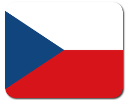 Mauspad mit Flagge - Tschechische Republik
