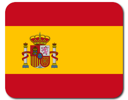 Mauspad mit Flagge - Spanien