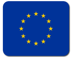 Mauspad mit Flagge - Europäische Union