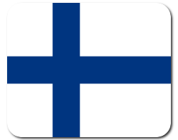 Mauspad mit Flagge - Finnland