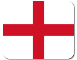 Mousepad with Flag - England