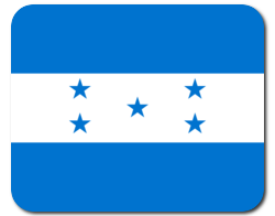 Mauspad mit Flagge - Honduras