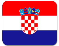 Mousepad with Flag - Croatia