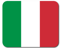 Mauspad mit Flagge - Italien