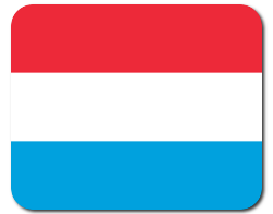 Mauspad mit Flagge - Luxemburg
