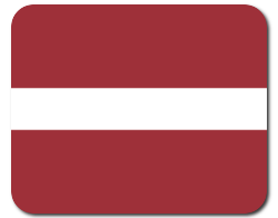 Mauspad mit Flagge - Lettland