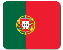 Mauspad mit Flagge - Portugal