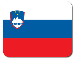 Mauspad mit Flagge - Slowenien