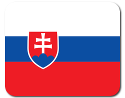 Mauspad mit Flagge - Slowakei