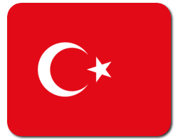 Mousepad with Flag - Turkey