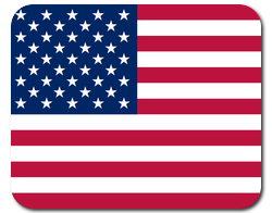 Mauspad mit Flagge - Vereinigte Staaten von Amerika