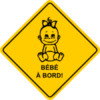 1a Road Sign Aufkleber - Motiv RS10