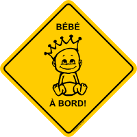 1a Road Sign Aufkleber - Motiv RS11