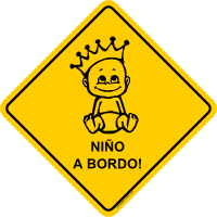 1a Road Sign Aufkleber - Motiv RS13