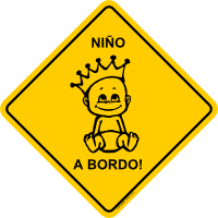 1a Road Sign Aufkleber - Motiv RS15