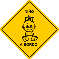 1a Road Sign Aufkleber - Motiv RS16