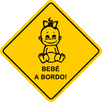 1a Road Sign Aufkleber - Motiv RS18
