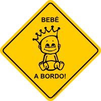 1a Road Sign Aufkleber - Motiv RS19