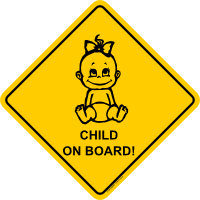 1a Road Sign Sticker - Motif RS22