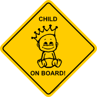 1a Road Sign Aufkleber - Motiv RS23