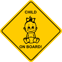 1a Road Sign Aufkleber - Motiv RS24