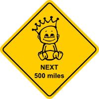 1a Road Sign Aufkleber - Motiv RS27