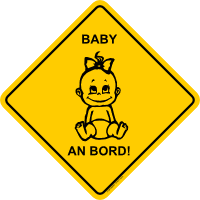 1a Road Sign Aufkleber - Motiv RS4