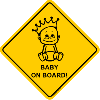 1a Road Sign Aufkleber - Motiv RS5