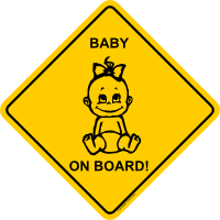 1a Road Sign Aufkleber - Motiv RS8