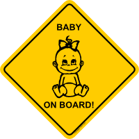 1a Road Sign Sticker - Motif RS8