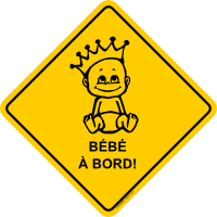 1a Road Sign Aufkleber - Motiv RS9