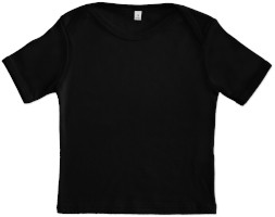 Baby T-Shirt mit Motiv - Schwarz