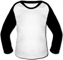 Baby Baseball Shirt - Schwarz