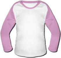 Baby Baseball Shirt - Rosa