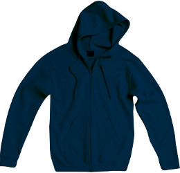Kapuzenjacke "Deine Stadt" Kinder - Navy