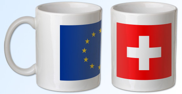 Cup with Flag