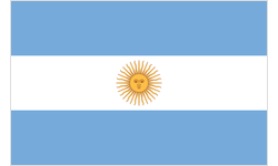 Tasse mit Flagge - Argentinien