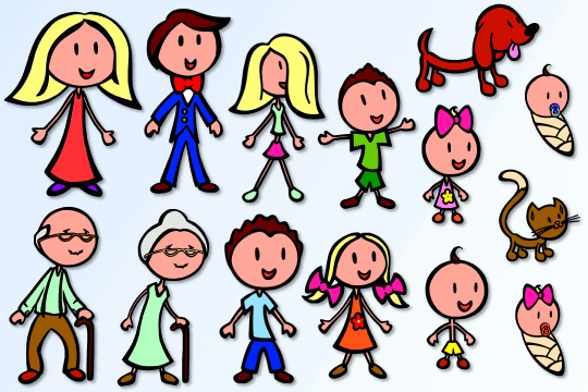 Family Sticker Set
